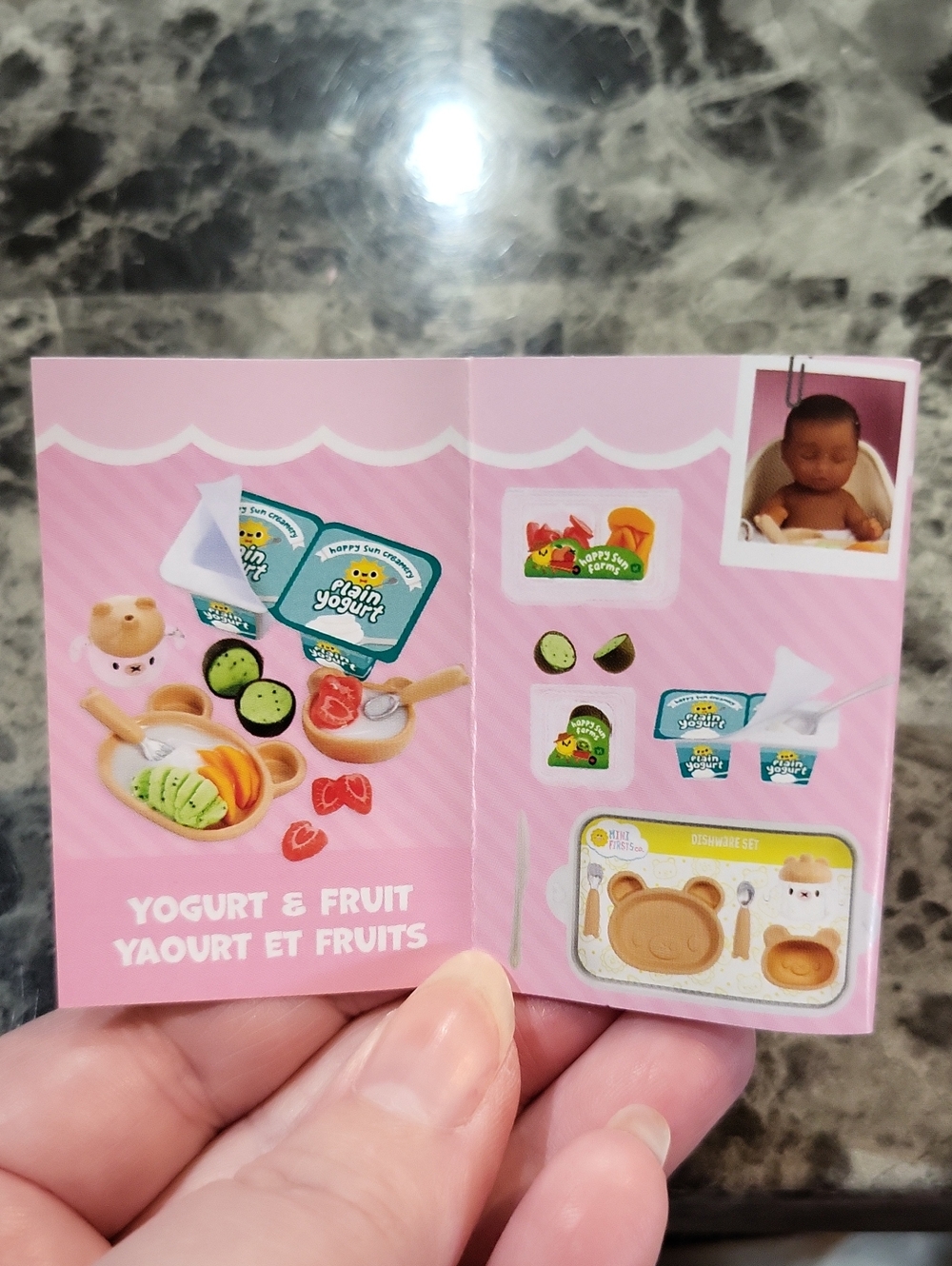 Miniverse Make It Mini Real Baby Baby Food Yogurt & Fruit